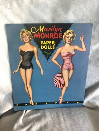 Vintage 1953 Authorized Edition Marilyn Monroe Saalfield Uncut Paper Doll 2