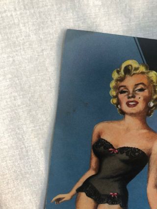 Vintage 1953 Authorized Edition Marilyn Monroe Saalfield Uncut Paper Doll 7