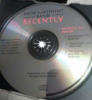 Pumpkin Recently CD single promo rare Dave Matthews Band BAMA002 2