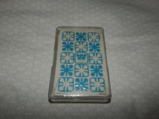 1970 ' s Vintage Old Maid Card Game by Whitman (Blue) - & 4