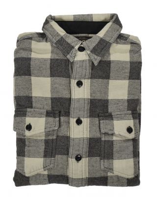 Ralph Lauren Rrl Vintage Heavy Cotton Plaid Flannel Shirt $245