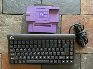 Snes Nintendo Rare X Band Keyboard & Modem Item 3655