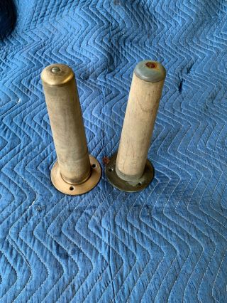 Vintage Brass Fire Hose Nozzle Stand