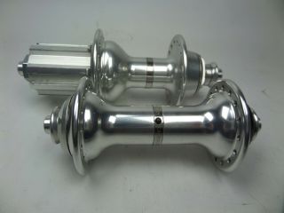 Campagnolo Record Hubset Hubs Front And Rear 8/9/10 Speed Road Bike Vintage