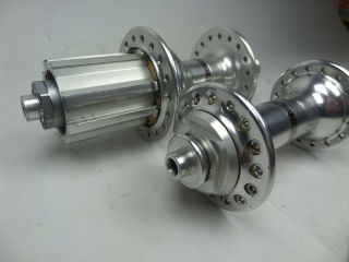 Campagnolo Record Hubset Hubs Front and Rear 8/9/10 Speed Road Bike Vintage 2