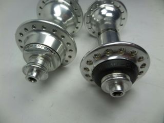 Campagnolo Record Hubset Hubs Front and Rear 8/9/10 Speed Road Bike Vintage 7