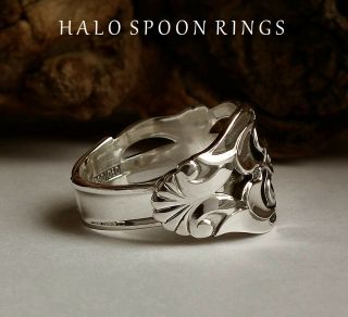 ETHEREAL SWEDISH SILVER SPOON RING CESON 1977 THE PERFECT GIFT IDEA 3