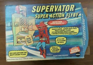 1974 Vintage Mego Wgsh Spider - Man Supervator Action Flyby