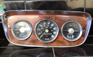 Vintage 57 - 58 Hillman Minx Dash Cluster Gauges Speedometer Smiths