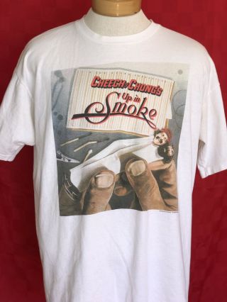 Vintage Cheech And Chong Up In Smoke Movie T - Shirt Tommy Marin Pot Comedy 70s 80