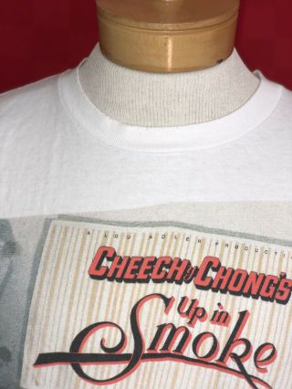 Vintage Cheech and Chong up in smoke movie T - shirt Tommy Marin pot comedy 70s 80 4