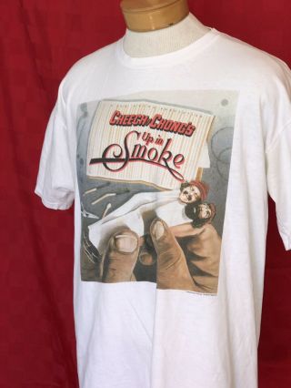 Vintage Cheech and Chong up in smoke movie T - shirt Tommy Marin pot comedy 70s 80 6