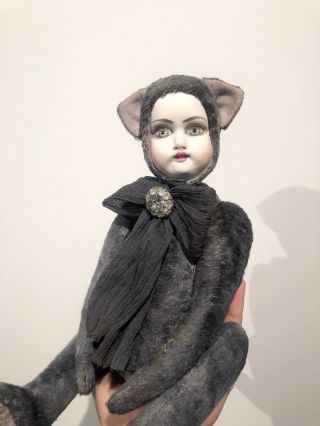 Vintage Retro Style Antique Teddydoll Doll Ooak Handmade