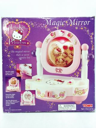 Hello Kitty Princess Magic Mirror By Tomy Vintage 1996 Never Removed From Box