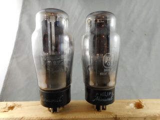 Tubes X 2 Gz32 5v4g Tubes.  Vintage Miniwatt Uk.  Pair