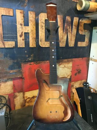 1963 Kay Vanguard Body Neck Husk Vintage Guitar Project