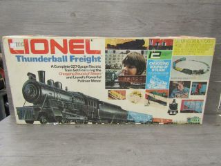 Vintage Lionel 027 Gauge Thunderball Freight Train Set