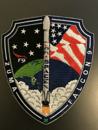 Spacex Zuma Patch Public Retail Commercial Non - Employee - Numbered,  Very Rare