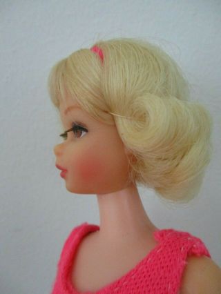 Vtg Barbie: 1969 Twist N Turn Short Flip HTF Lt Blonde Francie Doll 4