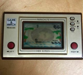 Nintendo Parachute Pr - 21 Game And Watch 1982 Rare Vintage Japan