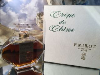Crepe De Chine By F Millot 2 Fl Oz Extrait Vintage Perfume