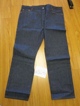Nos Vintage 501 Shrink To Fit 48x34 Jeans U.  S.  A Made Raw Denim 11504r
