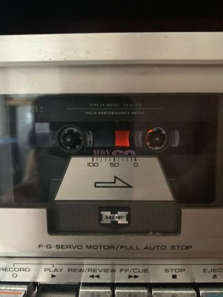 Vintage Technics by Panasonic RS - 631 Stereo Cassette Deck Tape Player 2