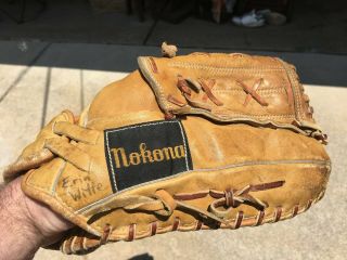Vintage Nokona Pro Line Bmac 12 " Baseball Glove Right Hand Throw Pro Line