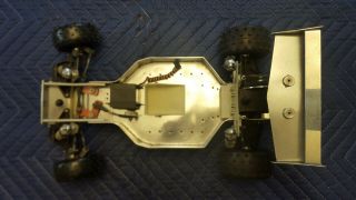 Vintage polished Associated RC10 Buggy with Aluminum Wing - Hot Trick Steering 3