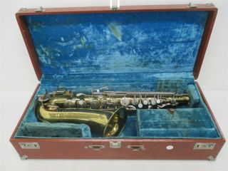 Buescher 400 Vintage Alto Saxophone Sn 476250 W/ Mouthpiece & Case