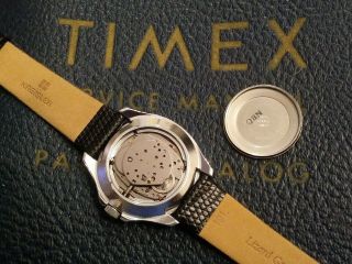 Vintage Rare 1980 Timex Coke bezel Windup Men ' s Divers Watch 