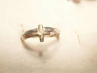 Grandmas Israel Silpada Gold And Sterling Silver Cross Ring