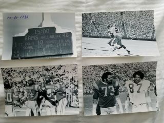 10/21/1973 Packers At Los Angeles Rams 27 Vintage Photos
