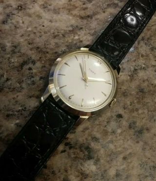 Vintage Extremely Rare 1959 Timex " Classic " Mens Watch German Made Mint&serviced