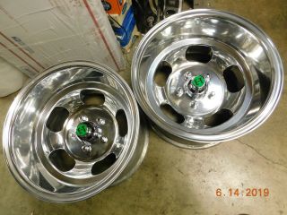 Just Polished 15x10 Vintage Slot Mag Wheels Ford Dodge Chevy Van Mags Truck 70 