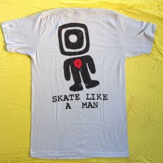 Powell Peralta Vintage T Shirt Nos 80s Stedman Tag Skate Like A Man Skateboard