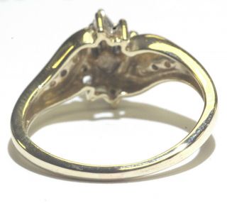 10k yellow gold.  11ct VS1 G diamond cluster engagement ring 3.  2g estate vintage 5