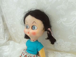 EXTREMELY RARE 1950 ' S A D SUTTON & SONS DEDO GOOGLY BIG EYE DOLL 11