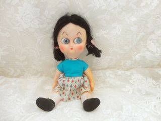 EXTREMELY RARE 1950 ' S A D SUTTON & SONS DEDO GOOGLY BIG EYE DOLL 2