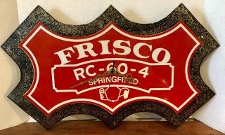 Vintage Frisco Railroad Clock Rc - 60 - 4 Springfield Mo Made In Usa Rare
