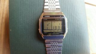 Vintage Casio Digital Melody Watch Mens Ax - 250