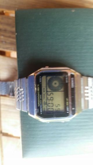 Vintage casio digital Melody Watch Mens AX - 250 2