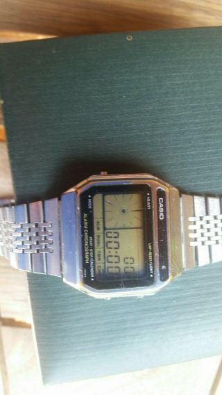 Vintage casio digital Melody Watch Mens AX - 250 5