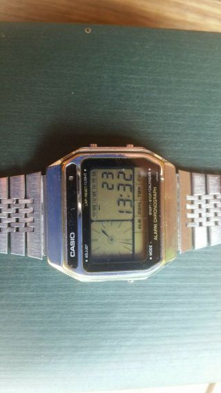 Vintage casio digital Melody Watch Mens AX - 250 6