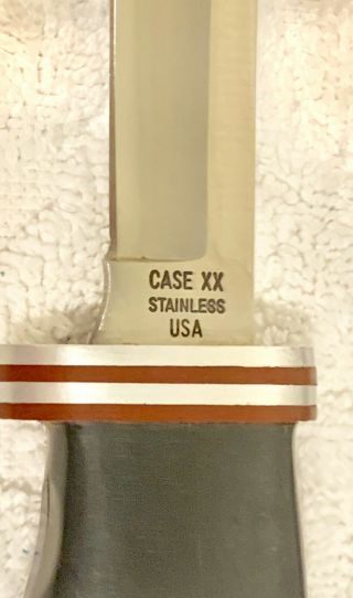 Old Stock Case XX 200 Cherokee Hunting Knife w/ Sheath 1965 - 1969 Vintage 3