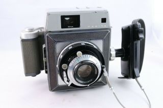 Vintage Mamiya Press Medium Format Camera W/ 120 Film Back F3.  5 90mm Lens