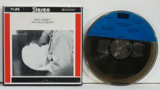 Keith Jarrett ‎– The Köln Concert Rare 1964 R2r Dolby Tape 7 ½ Ips Nm