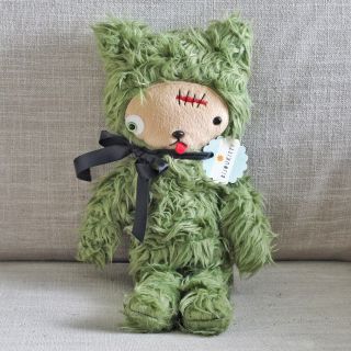 Bijoukitty Zombie Kawaii Teddy Bear Plushie “zombear” - Large (rare)