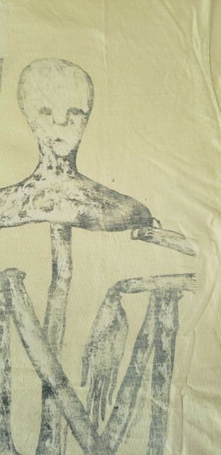 Rare Vintage Authentic Nirvana Incesticide shirt 90 ' s Kurt Cobain Anvil L 6