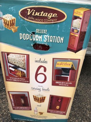 Vintage Appliance Company Deluxe Popcorn Station 3
